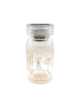 Six Character & Great Compassion Water Cup Glass Portable Cup 六字大悲水杯玻璃随身杯